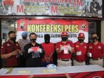 Tersangka narkoba saat diamankan Polisi