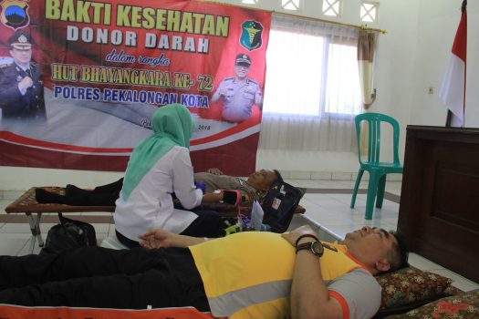 Pojok Bawah- Donor Darah Polres Pekalongann
