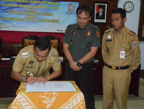 Tengah 2 MoU Batang dengan Perhutani