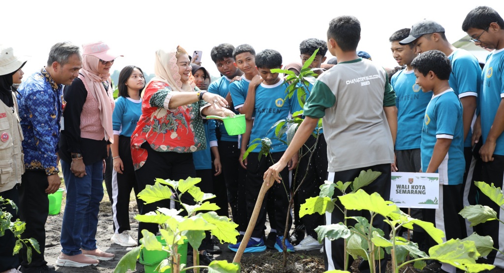 pertanian terpadu di SMPN 16 Semarang