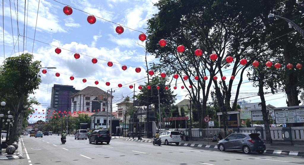 Lampion imlek di Semarang