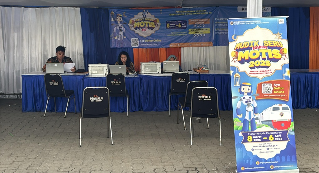 Program mudik motor gratis KAI
