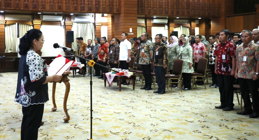 pelantikan eselon III dan IV