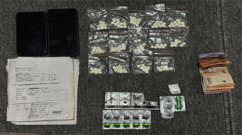 barang bukti obat terlarang