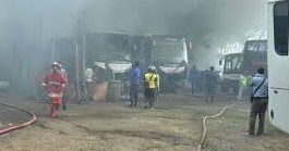 kebakaran bus temanggung