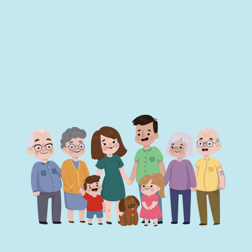 Ilustrasi keluarga
